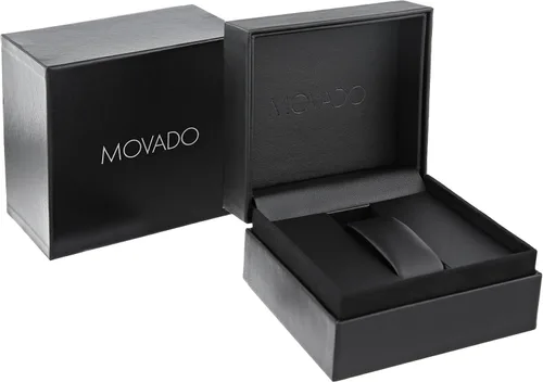 Vista 3 de Movado Museum 0606792 Reloj deportivo de hombre de acero inoxidable con dial negro