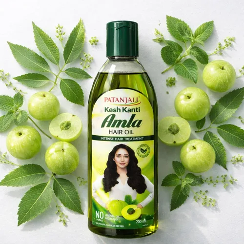 Vista 6 de patanjali Aceite para el cabello Kesh Kanti Amla, 6.8 fl oz / 6.76 fl oz