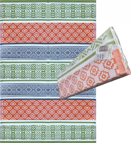 Vista 34 de Alfombras de patio al aire libre 6 x 9 pies (183 cm x 274 cm), multicolor 20270