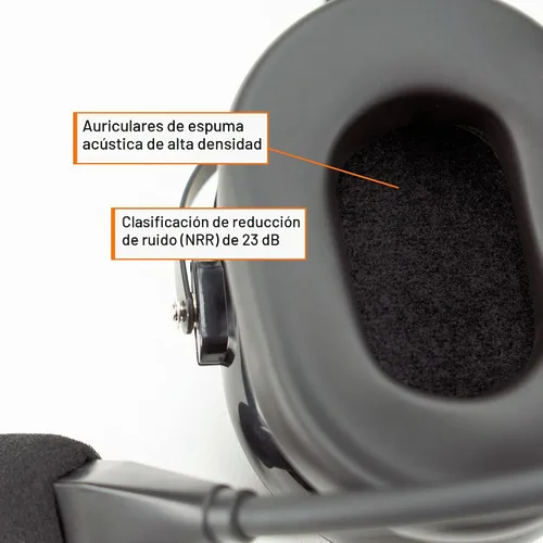 Vista 2 de ASA AirClassics HS-1A - Durabilidad de los auriculares piloto - Reducción de ruido de 23 dB - Micrófono con cancelación de ruido - Estéreo/Mono