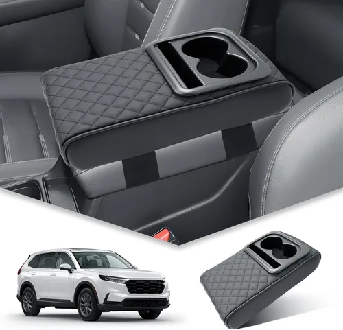 Vista 8 de BIBIBO Funda para reposabrazos de consola central CRV 2026 para Honda CR-V 2026 (LX/EX/Sport Hybrid/EX-L/TrailSport Hybrid/Sport-L Hybrid), cojín
