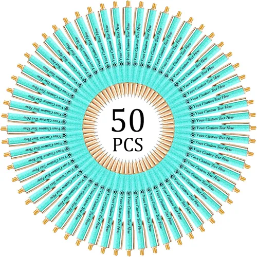 Vista 8 de Hasta 100 bolígrafos personalizados con nombre a granel, bolígrafo con purpurina de impresión personalizada, grabado gratis, texto con logotipo