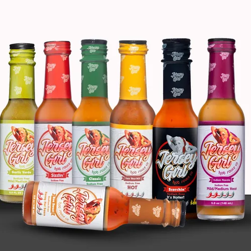 Vista 13 de Jersey Girl Hot Sauce Co Scorchin' - Salsa picante sin sal ni sodio, 5 onzas, salsa de pimienta Carolina Reaper & Dragon's Breath (paquete de 2)