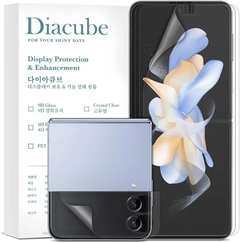 Vista 14 de [Paquete de 3+3] para Samsung Galaxy Z Flip 3 0.18 oz, protector de pantalla mate antirreflejos EPU+TPU, cubierta completa en el interior + 3