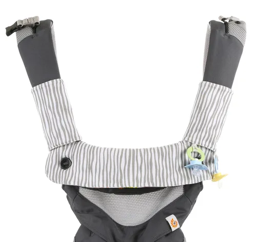 Vista 5 de Almohadilla de algodón reversible de alta calidad para babear y dentición, se adapta a Ergobaby en cuatro posiciones 360 + la mayoría de portabebés
