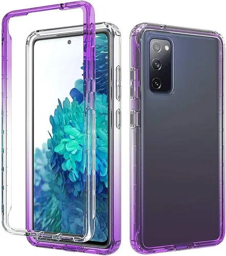 Vista 107 de Pzwoxukhov Funda para Xiaomi Poco M3 M2010J19CG M2010J19CI Caso, alta transparencia, color degradado, funda de absorción de impactos anticaída