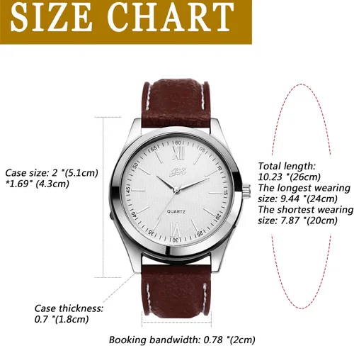 Vista 6 de JewelryWe Reloj de pulsera de cuarzo para hombre, con carga USB, resistente al viento, para Navidad