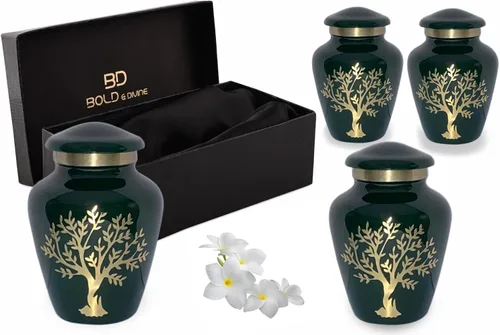 Vista 10 de Tree of Life Urna de cremación grande para cenizas humanas 200 pulgadas cúbicas Urna decorativa para cenizas adultas mujeres y hombres, urnas