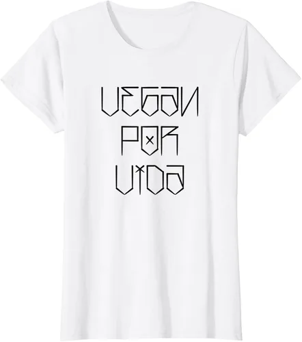 Vista 8 de Vegana Por Vida Chica Mexicana Vegana Vegetariana Base Camiseta