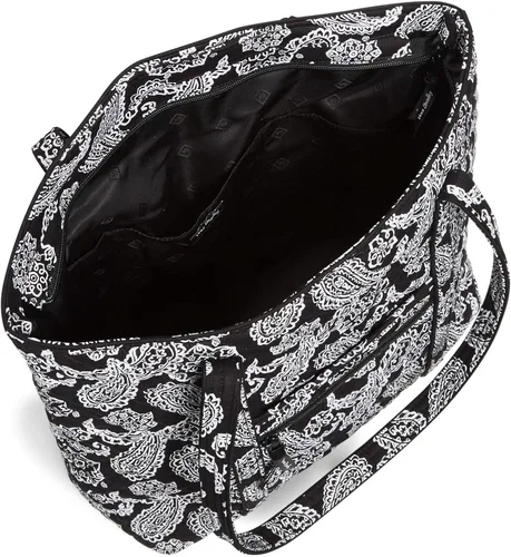 Vista 3 de Vera Bradley Cotton Collegiate Vera Tote Bag (Multiple Teams Available)