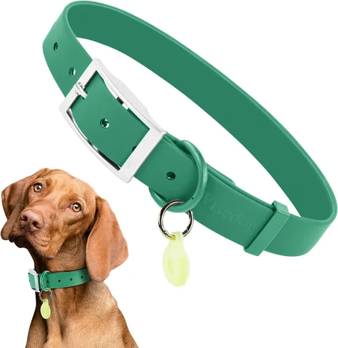 Vista 12 de Wisedog Collar de perro impermeable, XS 7"-10", negro