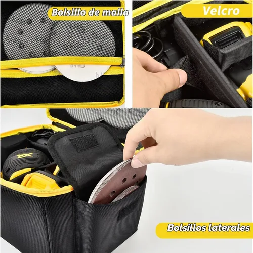Vista 4 de Bolsa compatible con la lijadora orbital DEWALT 20V MAX para lijadora de banda DEWALT 20V MAX*, cubierta de almacenamiento de herramientas