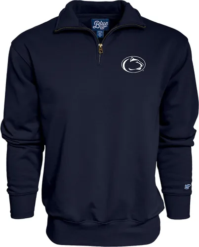 Vista 91 de Blue 84 Sudadera con cremallera de un cuarto para hombre de la NCAA