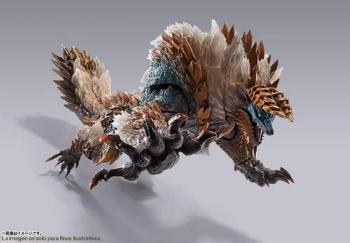 Vista 6 de TAMASHII NATIONS - Monster Hunter World Iceborne - Figura de acción Zinogre, Bandai Spirits S.H.MonsterArts