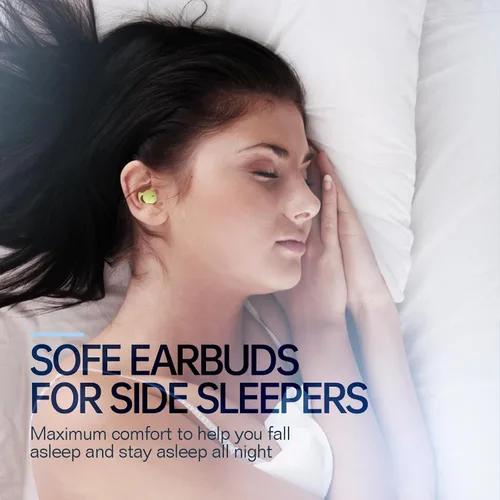 Vista 2 de Auriculares invisibles para dormir de lado, con bloqueo de ruido, auriculares inalámbricos Bluetooth 5.3 para dormir, conducir, senderismo