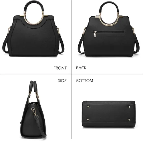 Vista 2 de LJOSEIND Bolsos de diseñador para mujer, bolsos de hombro estructurados