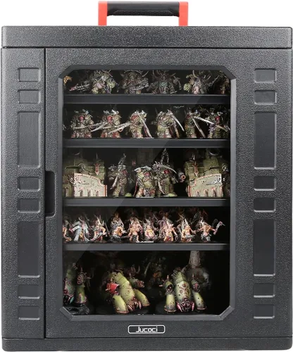 Vista 9 de Jucoci Miniaturas Caja de almacenamiento Miniaturas Estuche de transporte (tamaño grande)