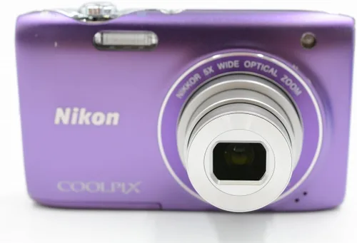 Vista 2 de Nikon Coolpix S3100 14 MP cámara digital con lente de zoom óptico de gran angular NIKKOR de 5x y LCD de 2.7 pulgadas (Morado) (modelo antiguo)