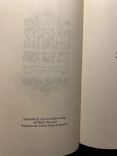 Vista 4 de Rare Carrie by Stephen King (1974) Original Hardcover Book Club Edition Tapa dura