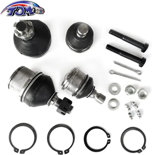 Vista 2 de 4 piezas de suspensión superior e inferior rótulas para Chevy Trailblazer GMC Envoy Saab 9-7x Isuzu Ascender K6663, K6664 2002-2009