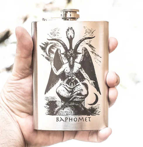 Vista 3 de Frasco Baphomet de 8oz