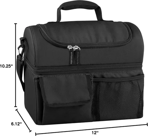Vista 6 de Thermos - Bolsa térmica para almuerzo, color negro