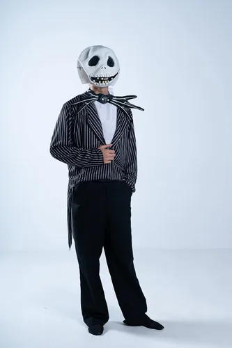Vista 10 de Disfraz de Halloween para adultos de Jack Skellington Multi