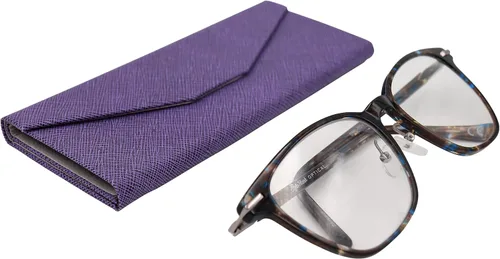 Vista 202 de Real Sic Funda para lentes de sol para hombres y mujeres, soporte magnético plegable para lentes de sol, inspirado en el color sólido