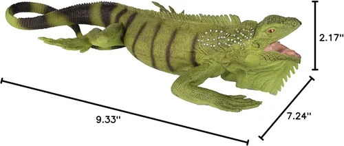 Vista 7 de Safari Ltd. Figura de Iguana – Figura de modelo realista de 11 pulgadas – Juguete educativo para niños, niñas y niños a partir de 3 años