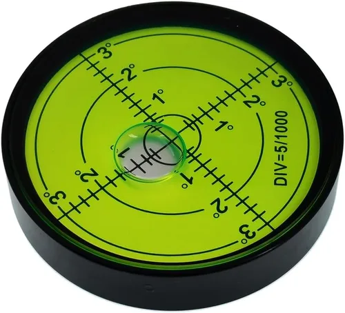 Vista 7 de Nivel Cardán de alta precisión con burbuja horizontal - Precisión de 2.362 in, 15'/2
