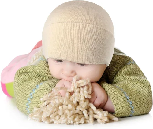 Vista 7 de SATINIOR Gorro de 4 piezas para bebés, gorro para niños y niñas, para invierno, primavera, para bebés, de 0 a 36 meses