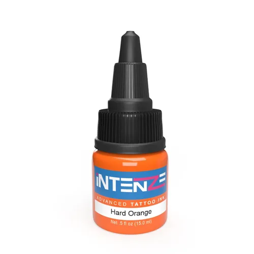 Vista 114 de Intenze Tinta de Tatuaje Naranja Fuerte 4oz Naranja dura