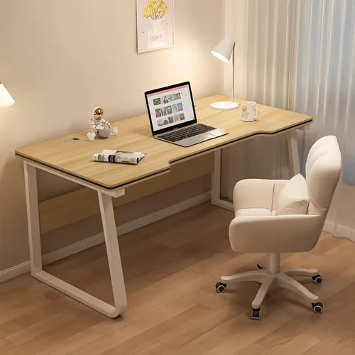 Vista 8 de Gaming Desk Computer Writing Table Student Art Modren Simple Style PC Wood Suitable for Home, Office