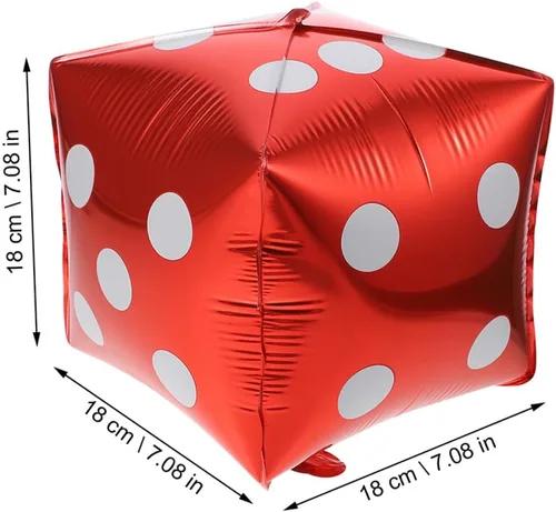 Vista 3 de 8 globos de papel de aluminio para decoración de fiesta, globos de aluminio rojo y azul para decoración de mesa de pared de cumpleaños, kit