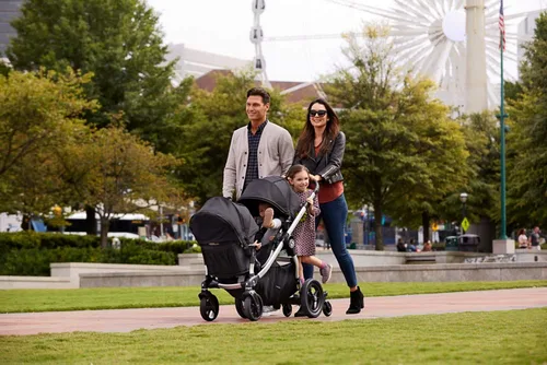 Vista 5 de Baby Jogger City Select Single - Marco plateado - Carbono
