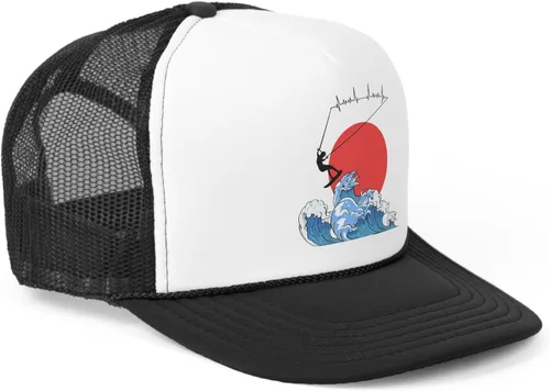 Vista 9 de Novelty Kiteboarding Kite-Surfing Powerkiting PowerKite Kitesurf Wakeboarding Paragliding Trucker Caps