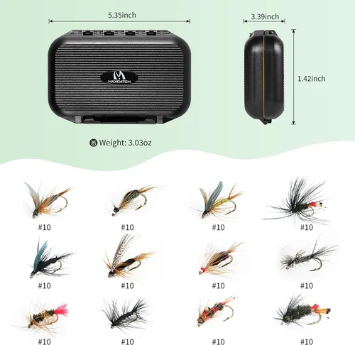 Vista 4 de M MAXIMUMCATCH Maxcatch Extreme Kit Combinado de Pesca con Mosca 3/5/6/8 Peso, Equipo de Caña y Carrete de Mosca para Principiantes, con Estuche