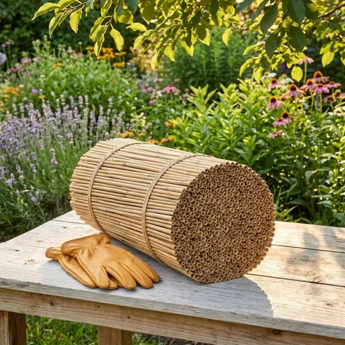 Vista 7 de GANAZONO 500 tubos de nido de abeja para nido de abeja, tubos de repuesto para casa de abejas, tubos de repuesto reemplazables para abejas, tubos