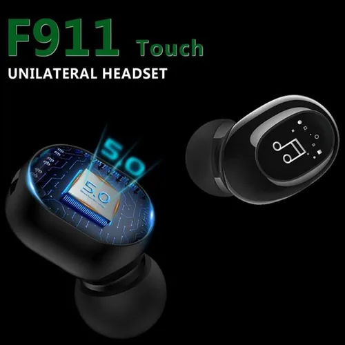 Vista 6 de XUMIUZIY Wireless Single Earbud, Touch Control BT 5.0 with 8mm Dynamic Driver, 3H Playtime IPX4, for Workouts Commuting (Black)