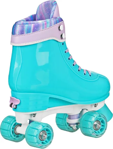 Vista 2 de Roller Derby Gumdrop - Patín ajustable para niños, color menta (3-6)