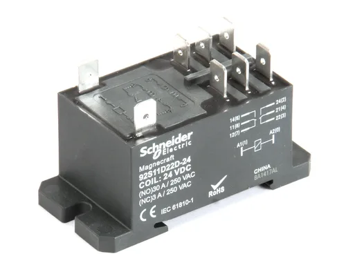 Vista 2 de Turbochef 101279 relé sellado 2P Dt 30Amp C pieza OEM