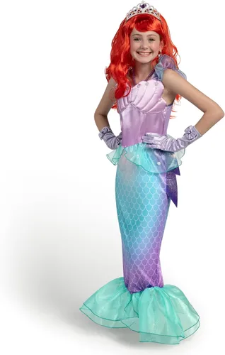 Vista 8 de Spooktacular Creations Girls Mermaid Costume, Ariel Costume for Girls Halloween Dress up and Costume parties