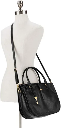 Vista 7 de Fossil Bolsa de cuero Ryder tipo bolso de mano para mujer