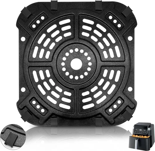 Vista 7 de Piezas de repuesto para freidora de aire Ninja Crispi FN101GY, accesorios para freidora de aire, placa de parrilla con parachoques de goma