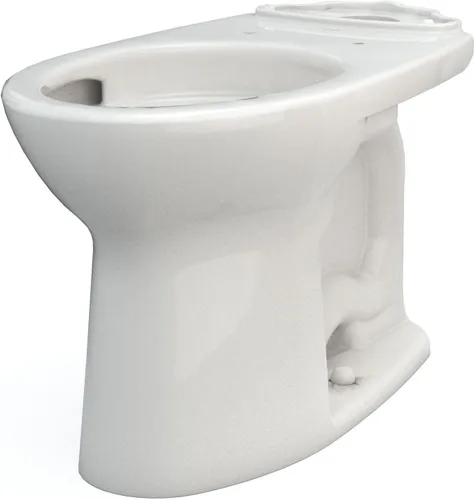 Vista 9 de TOTO Drake C776CEFG #11 - Cuenco de inodoro alargado universal de altura con CEFIONTECT, color blanco colonial