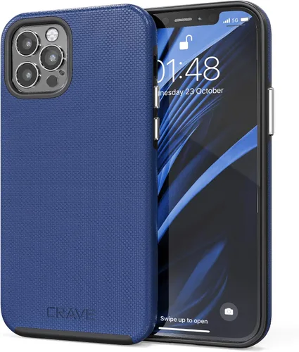 Vista 9 de Crave Funda para iPhone 12, iPhone 12 Pro, funda de protección dual para iPhone 12/12 Pro (6.1 pulgadas), color verde bosque