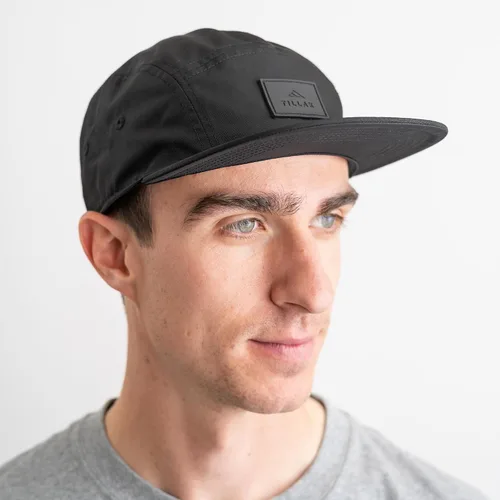 Vista 2 de Tillak Wallowa Kodra - Gorro ligero de nailon Oxford de 5 paneles con cierre a presión