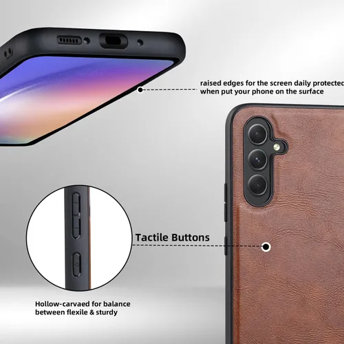 Vista 5 de X-level Para Samsung Galaxy A54 Caso, Delgada Delgada Premium PU Cubierta Del Teléfono Celular De La Cubierta De Parachoques A Prueba De Golpes