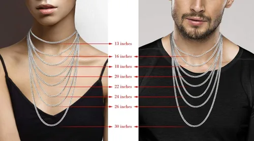 Vista 6 de Miabella Italian Solid 925 Sterling Silver 3.5mm Diamond Cut Cuban Link Curb Chain Necklace for Women Men, Made in Italy