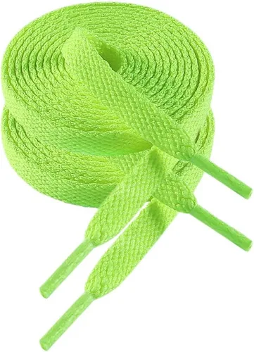 Vista 21 de VSUDO 2 pares de cordones planos para tenis, cordones/agujetas de zapatos para tenis 01 Blanco